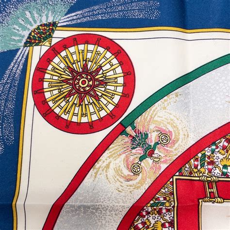 hermes feux 50th anniversary scarf